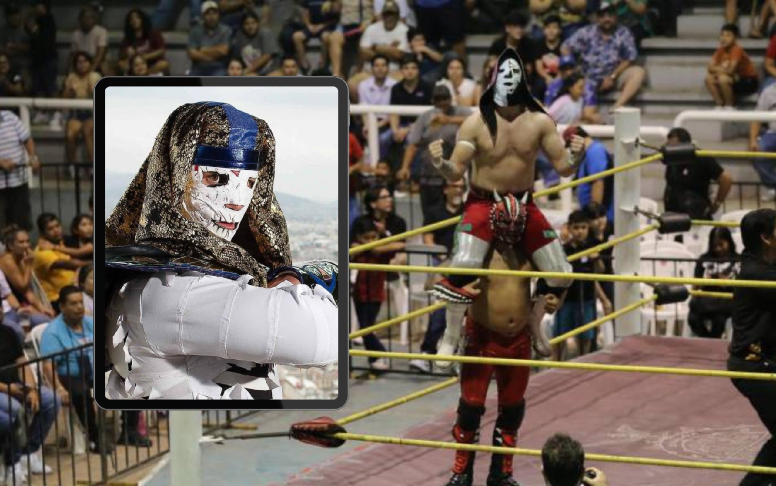 Gran espectáculo de lucha libre en Arena Full de Minatitlán