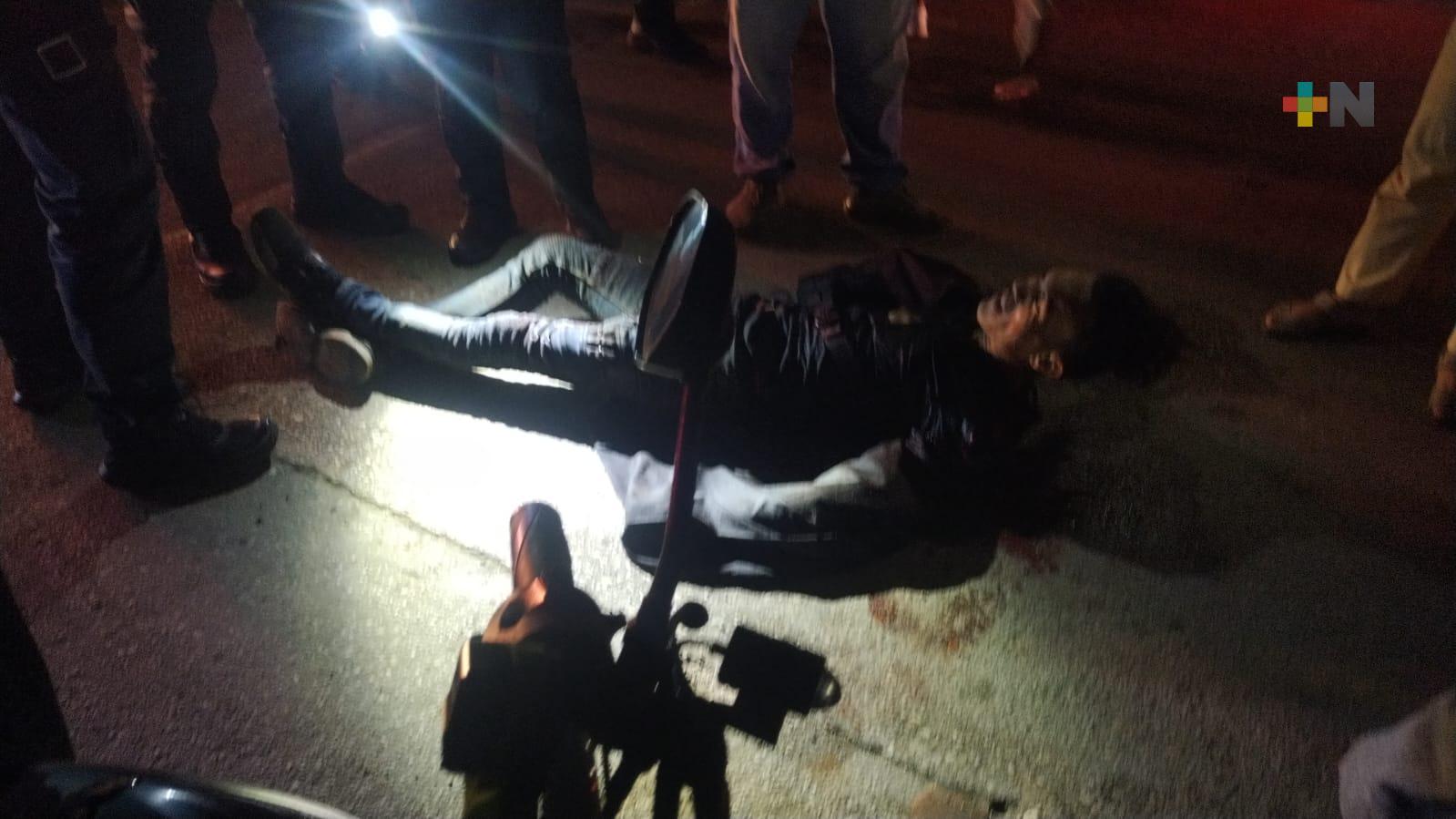 Caen del ferrocarril dos migrantes en Coatzacoalcos