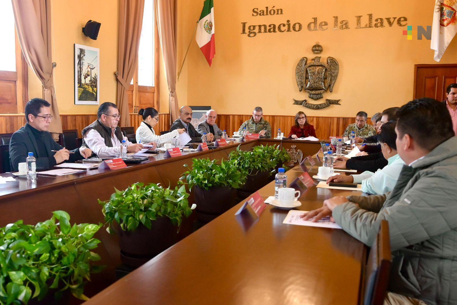 Preside Gobernadora Mesa de Seguridad en Orizaba