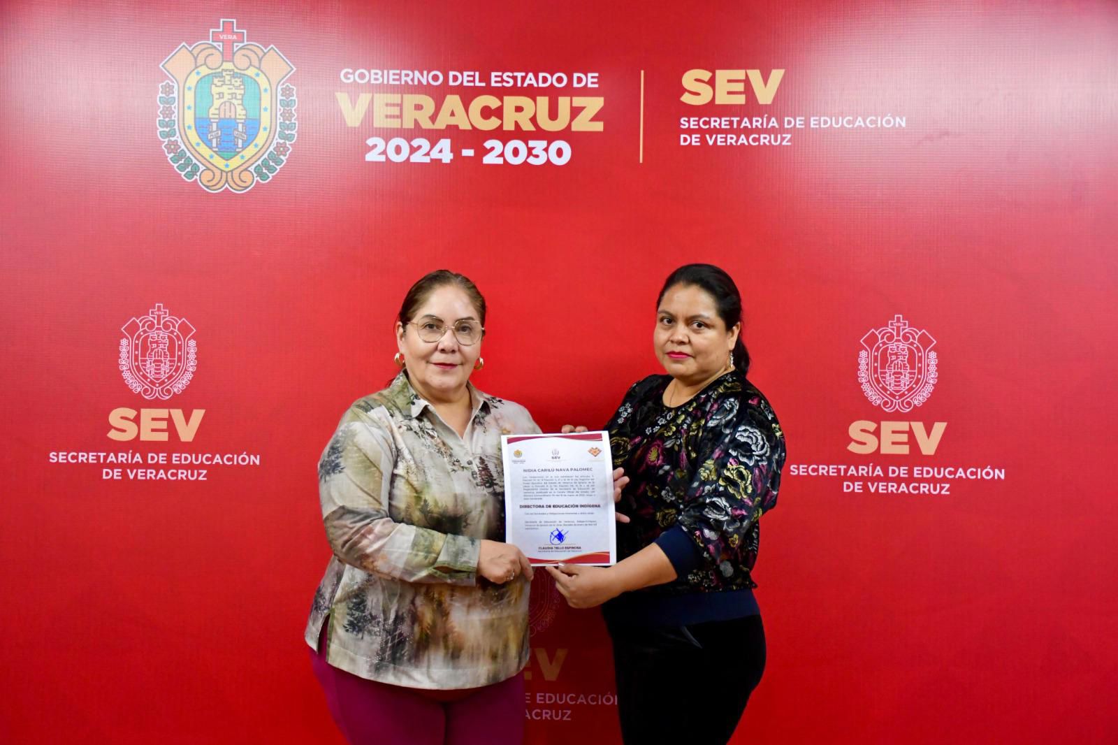 Nidia Carilú Nava Palomec asume Dirección  de Educación Indígena anuncia SEV