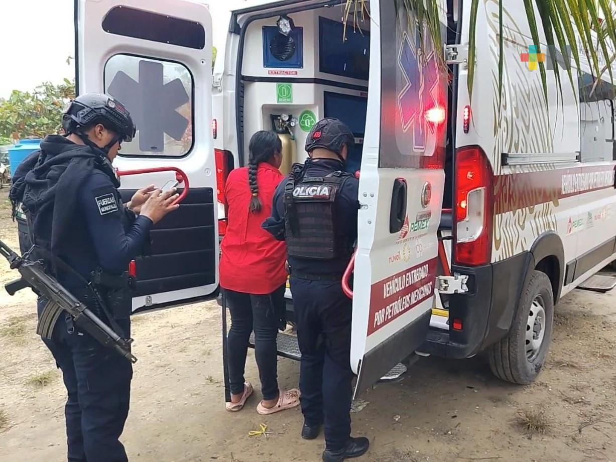 Niño grave tras sufrir descarga eléctrica en Las Choapas
