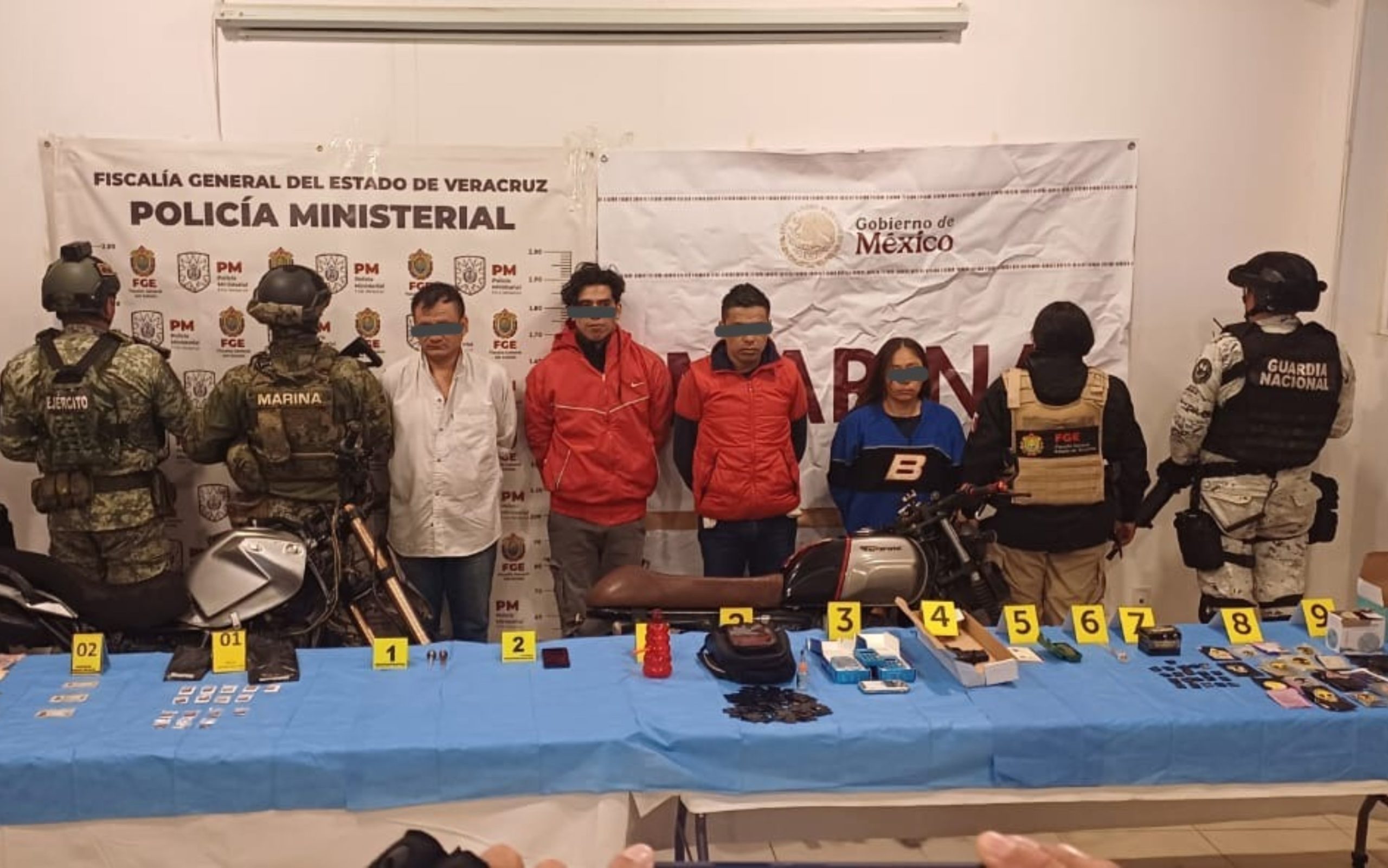 Ejército y Guardia Nacional apoyan a la FGE en la ejecución de cateos en Córdoba