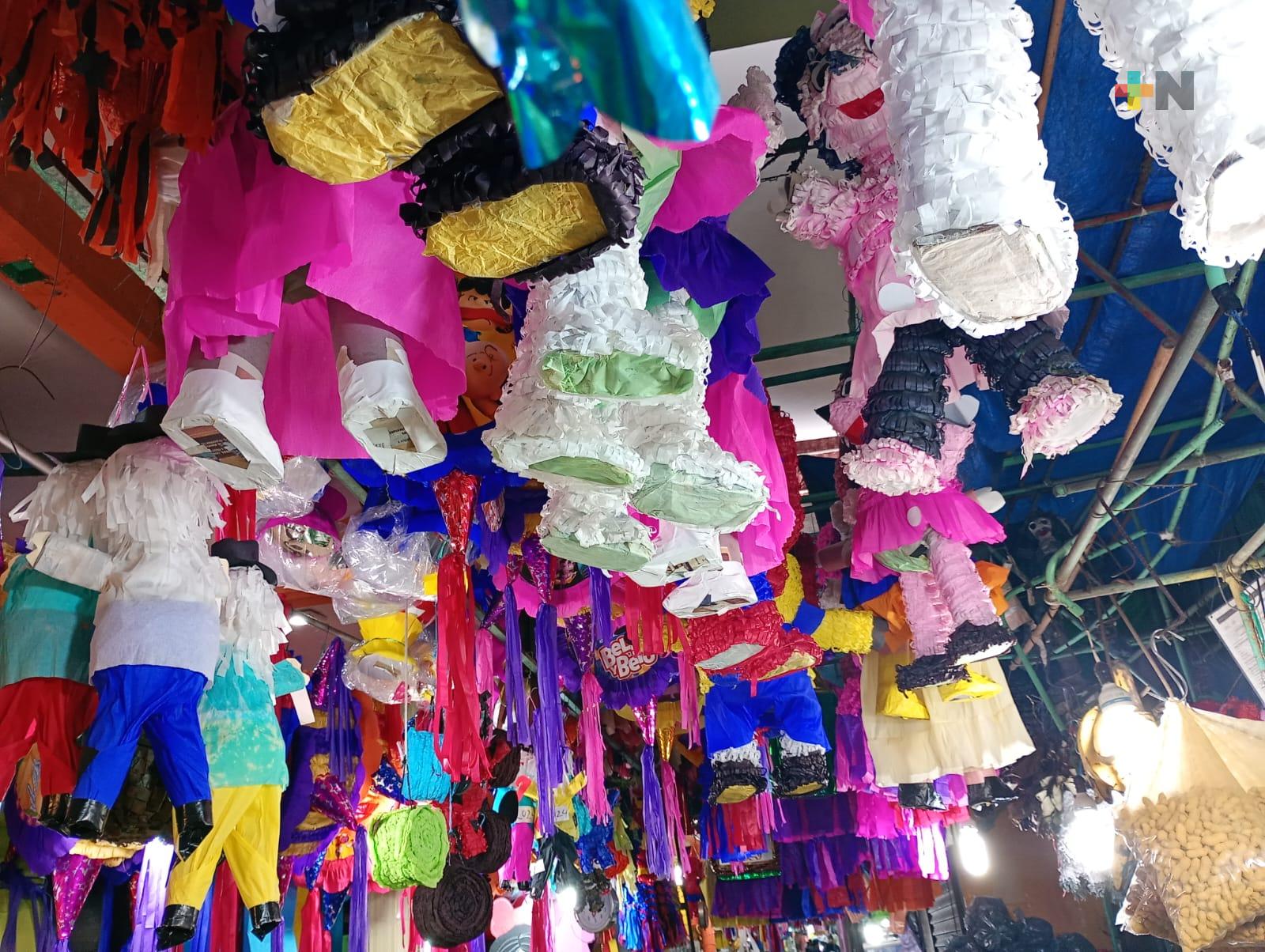 Baja la venta de piñatas en municipio de Veracruz