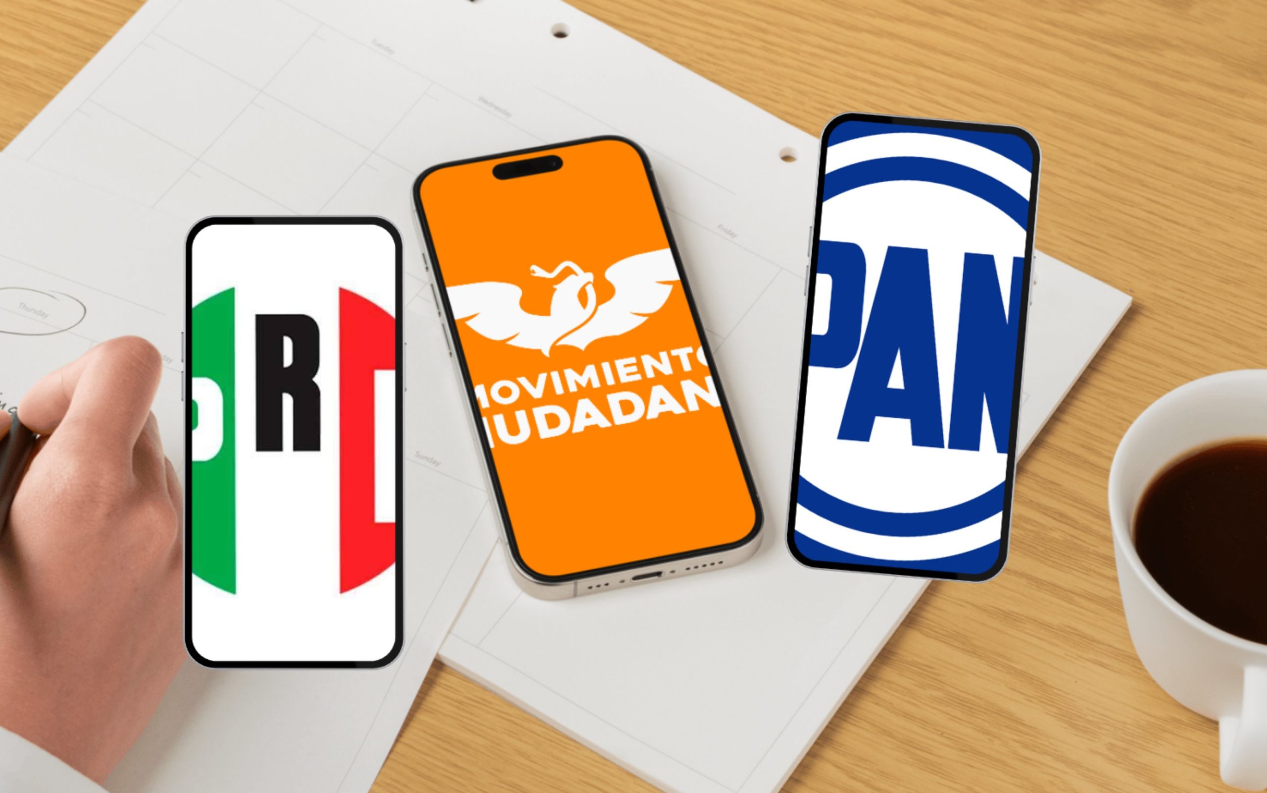 Para alcaldías MC irá sin alianza; PRI y PAN están por definir posible coalición