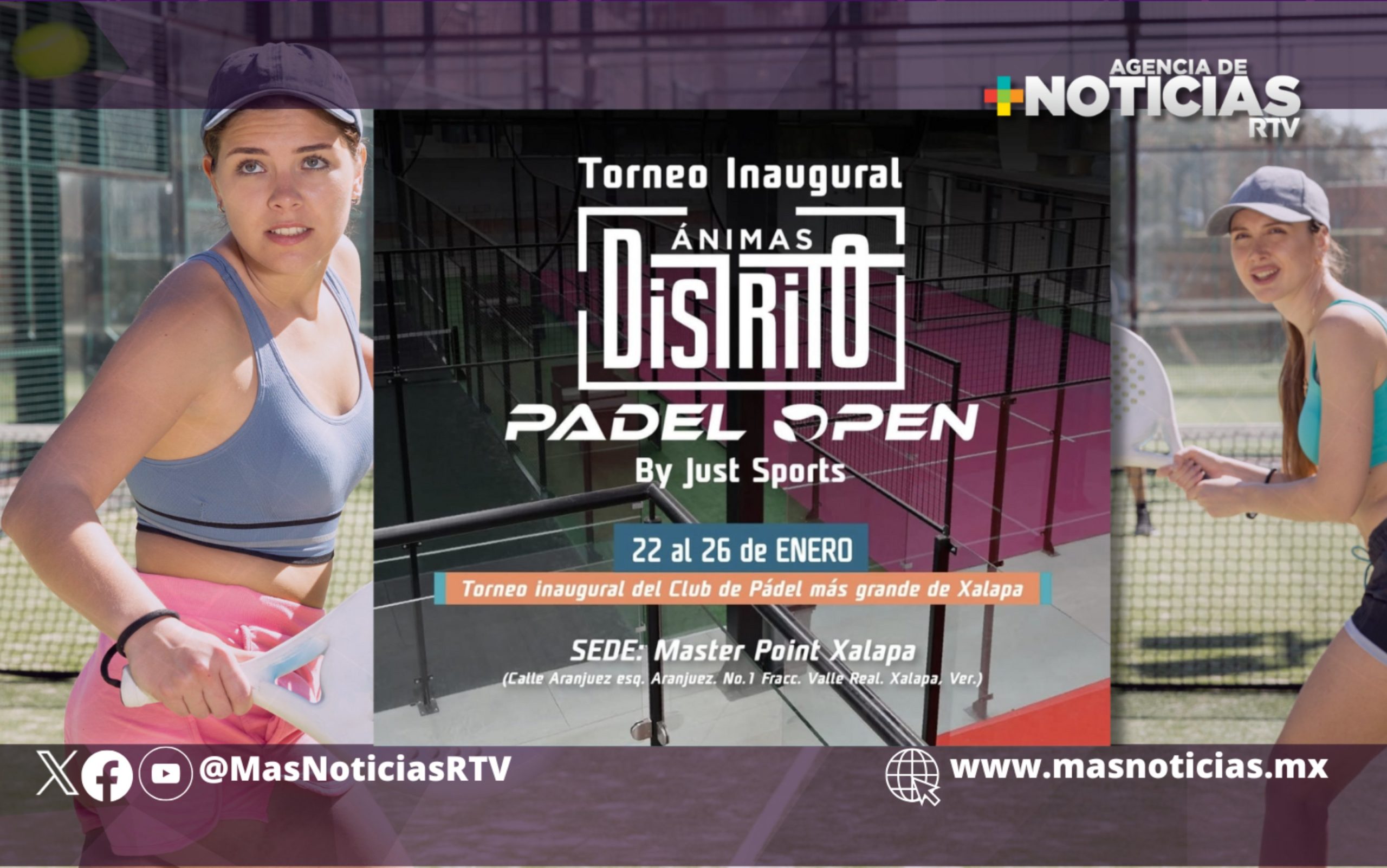 Xalapa será la capital del padel, 145 parejas en acción