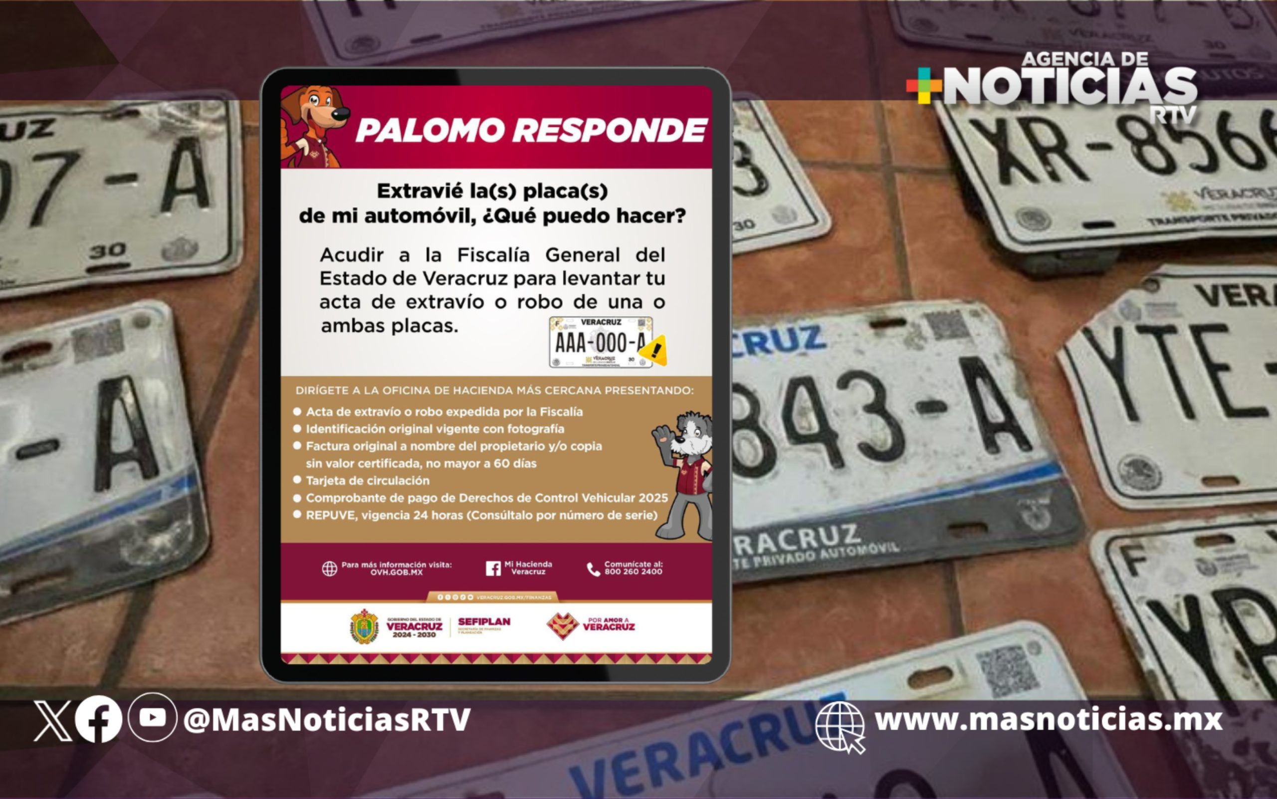 ¿Extraviaste o te robaron tus placas? Sefiplan te guía paso a paso