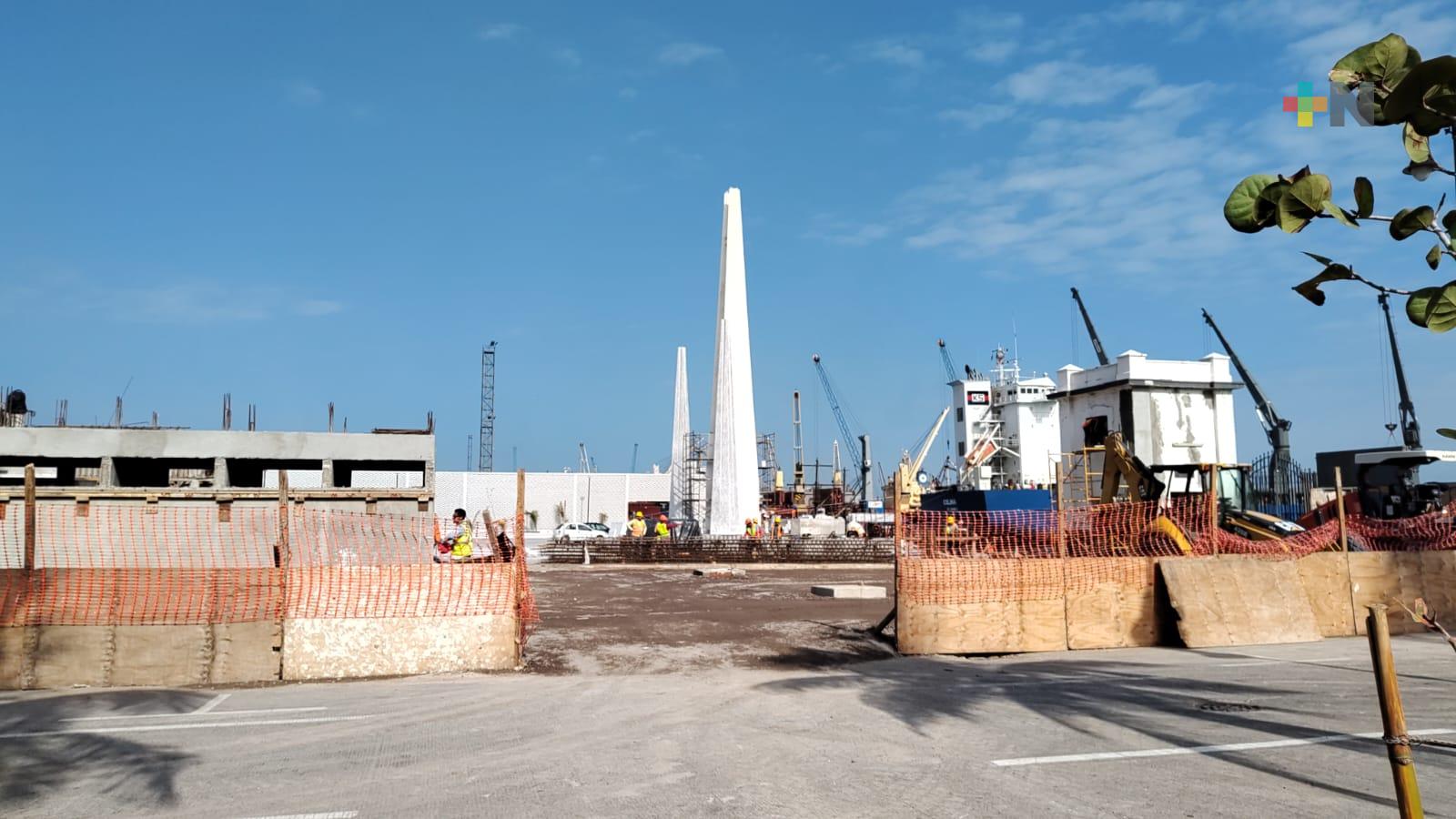 Plaza Heroísmo Veracruzano se inaugurará el 21 de abril; se prevé asistencia de la Presidenta