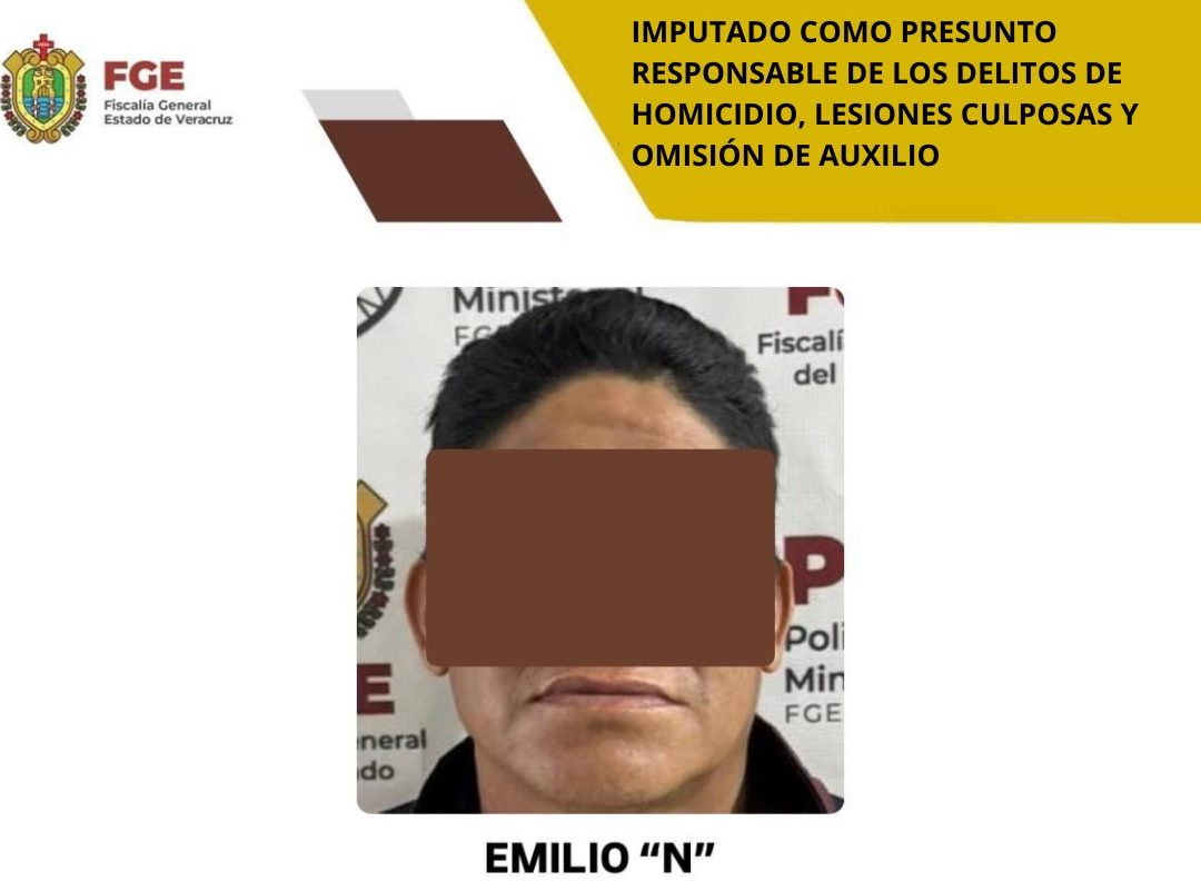 Imputan a Emilio «N» por muerte de pasajero en autopista Veracruz-Cardel