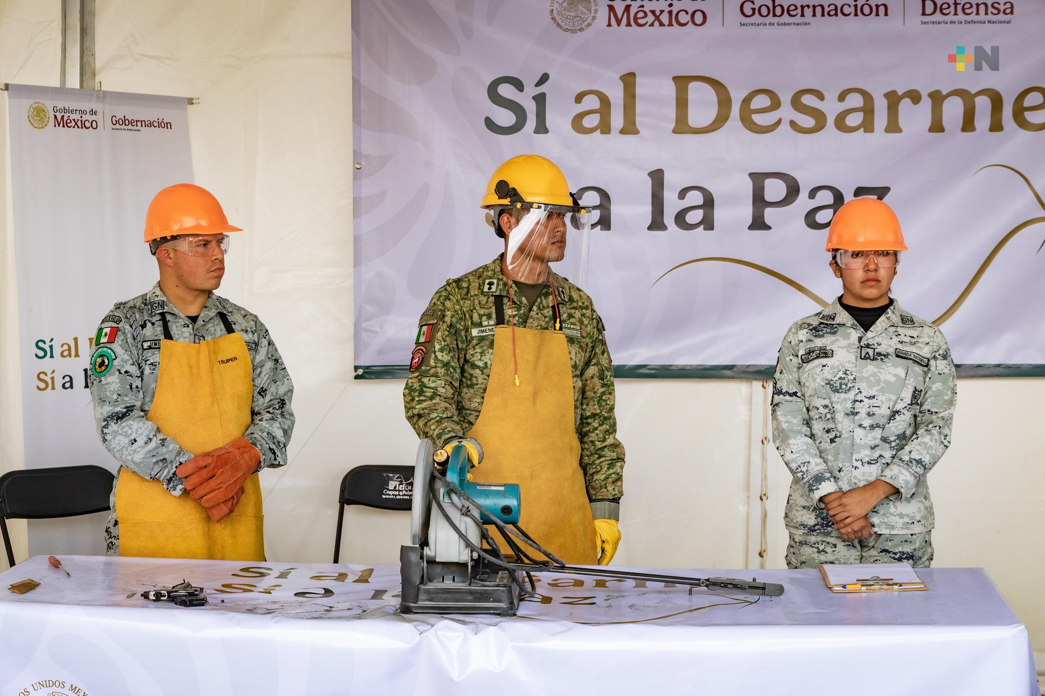 Programa de desarme comenzó en Basílica de Guadalupe, espacio que da confianza: Presidenta