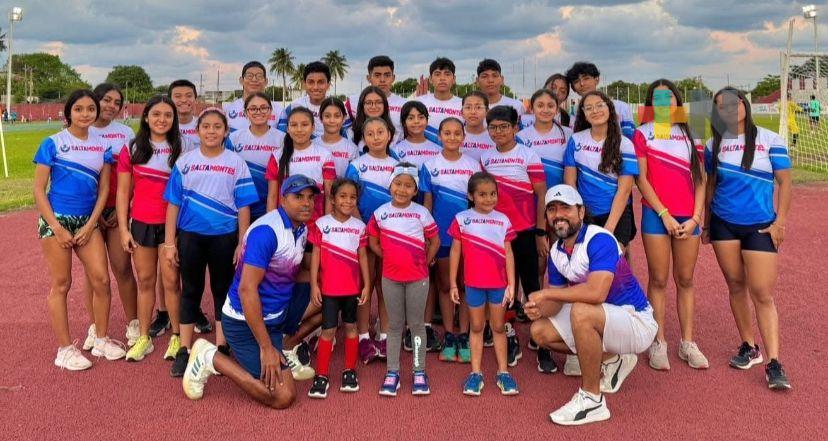 Team Saltamontes de atletismo de Coatzacoalcos listos para participar en próximas competencias