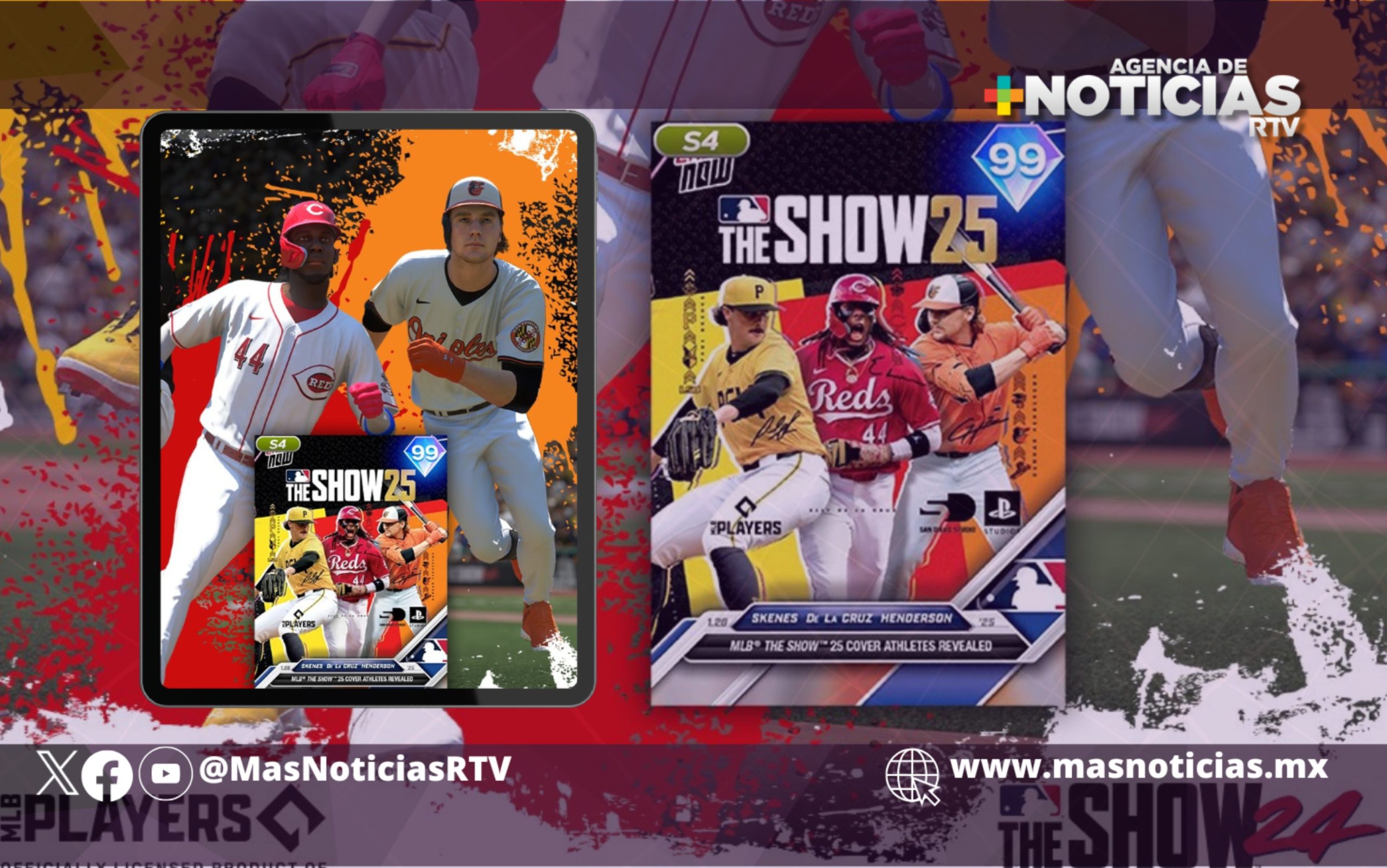 MLB apuesta por el futuro en la portada de The Show 25
