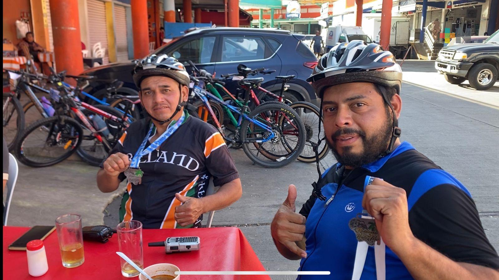 Todo un éxito rodada “Pedaleando hasta el mar”
