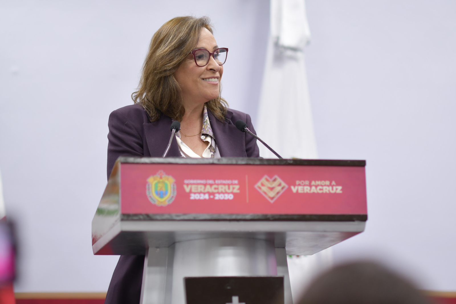 Rocío Nahle cierra filas con Claudia Sheinbaum en defensa de la soberanía