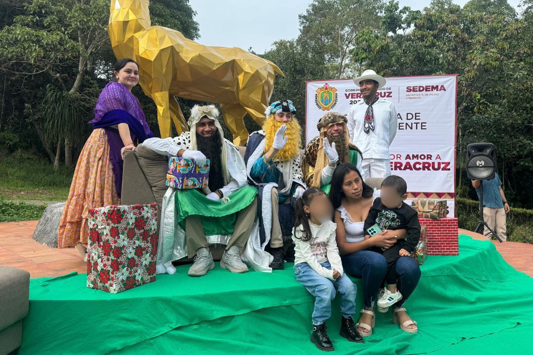 Alegría y magia en Naturalia con la visita de los Reyes Magos