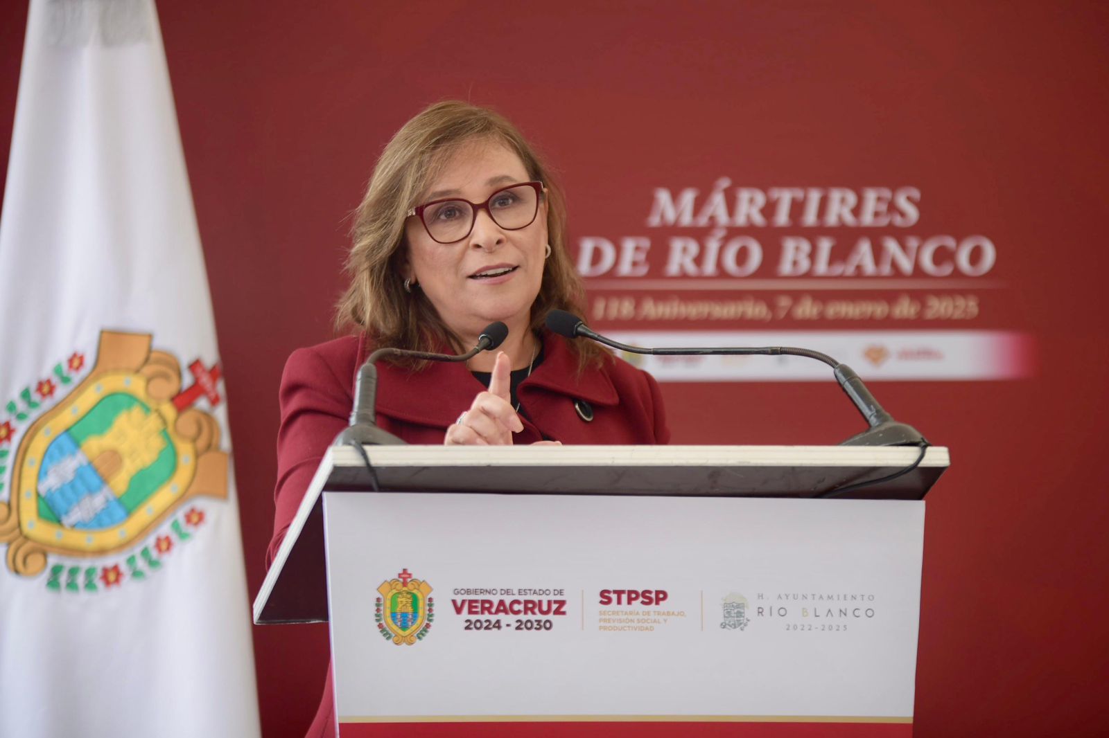A 118 años del movimiento obrero, destaca Rocío Nahle avances en salario y derechos laborales