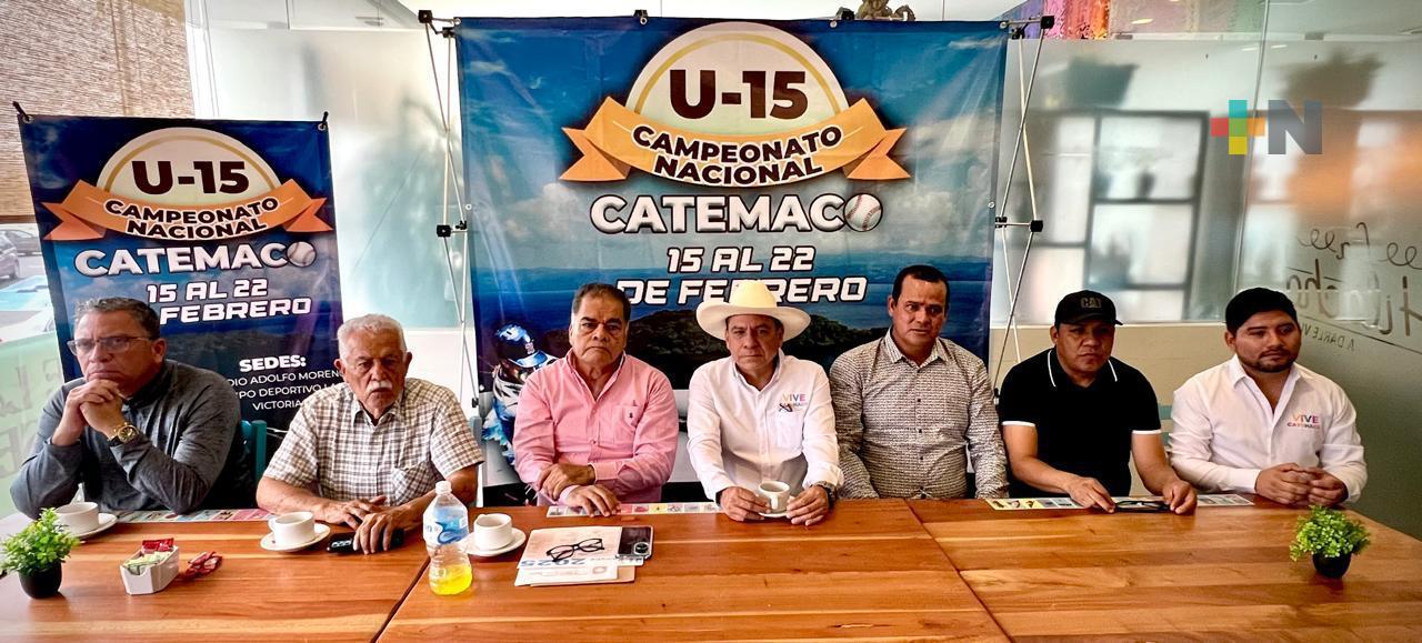 Campeonato nacional de beisbol U15 en Catemaco