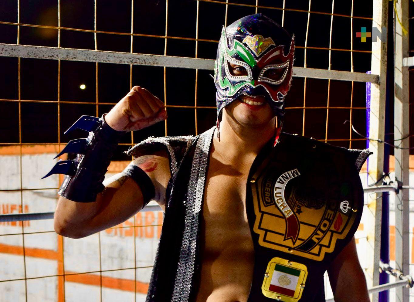 Luchador de Minatitlán en Bolivia