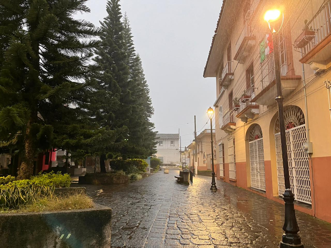 Cielo nublado con probabilidad de nieblas, lloviznas y lluvia ligera