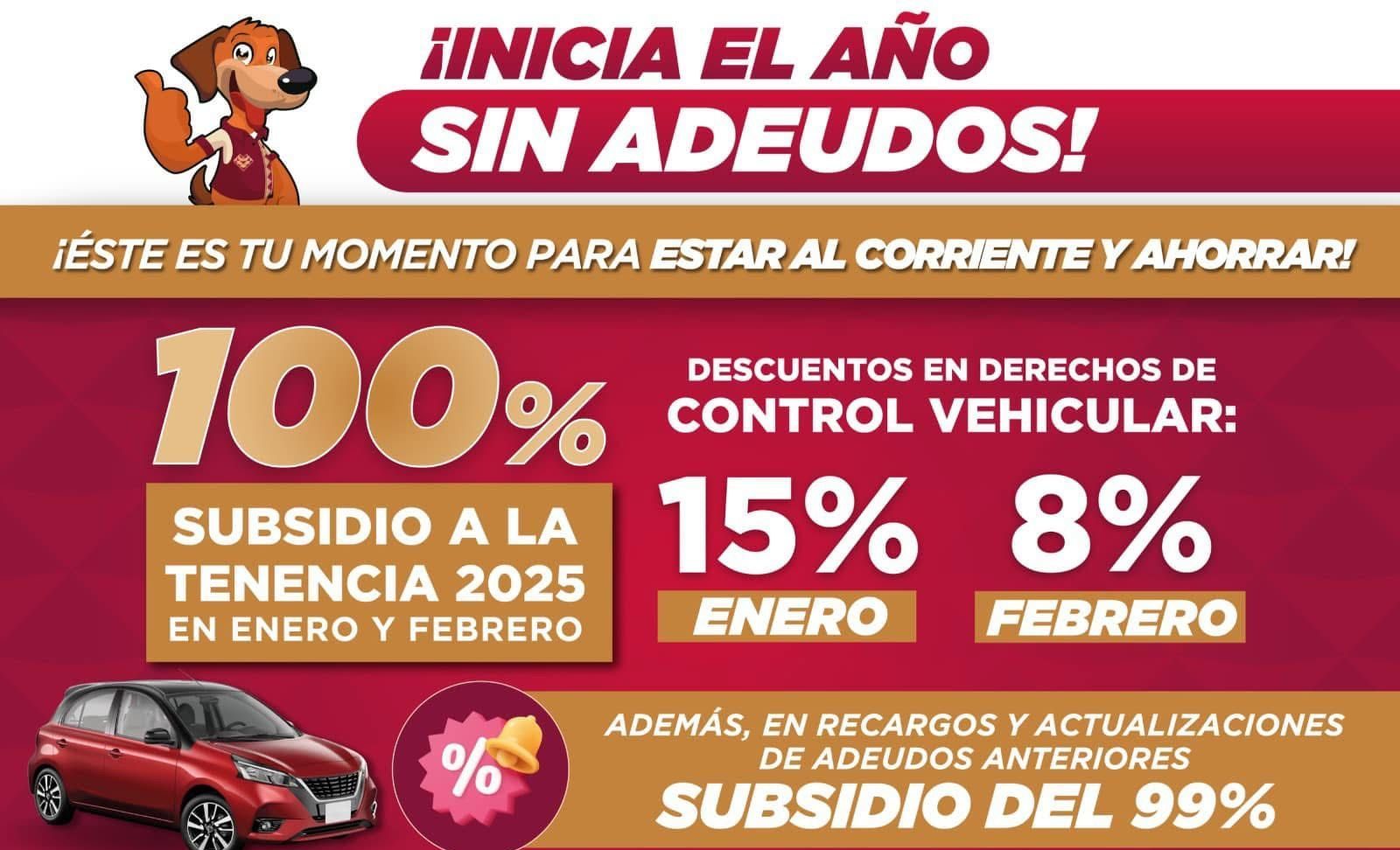Aprovecha el 15% de descuento en derechos vehiculares antes de fin de mes