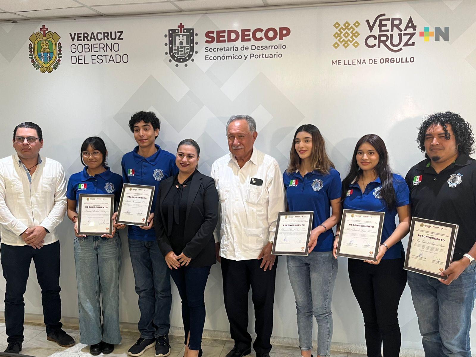 Agencia Estatal de Energía reconoce a estudiantes premiados del Cetmar