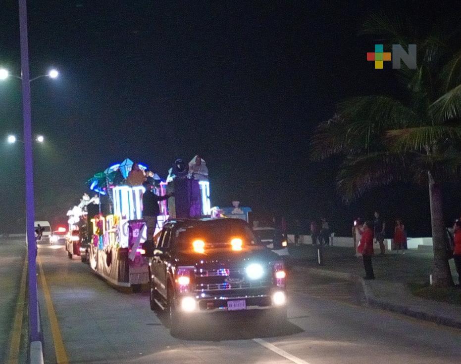 Boca del Río se unió al Desfile de Año Nuevo