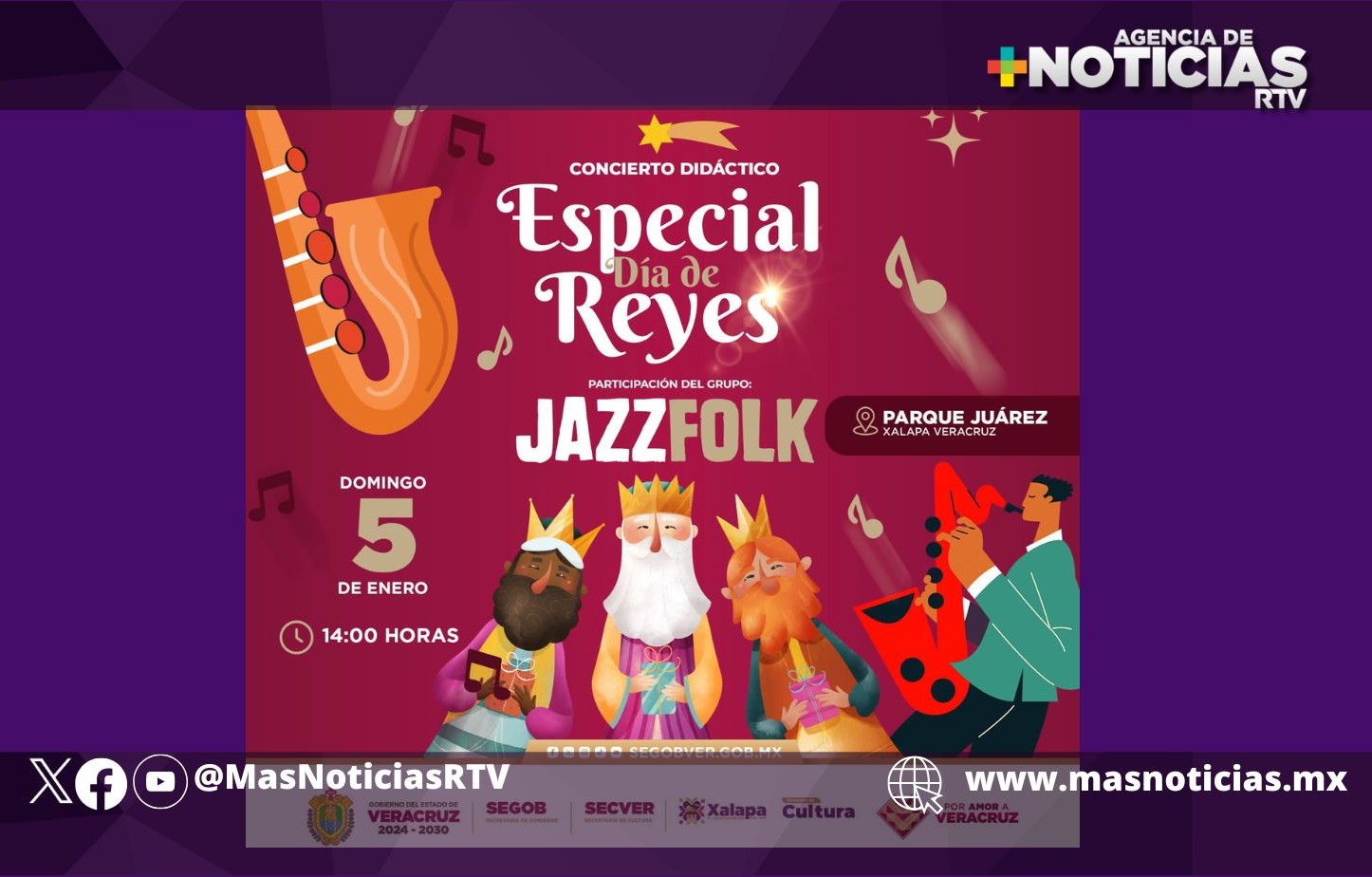 Invita Segob a iniciar el año disfrutando de música, conciertos y cultura