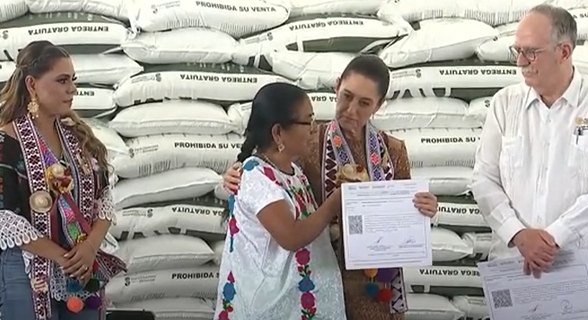 Programa de Fertilizantes Gratuitos ya es un derecho constitucional: Claudia Sheinbaum