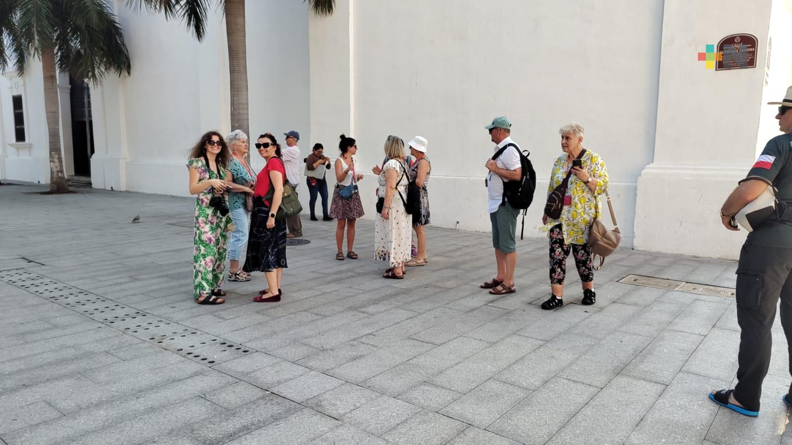 Turistas polacos maravillados con la ciudad de Veracruz