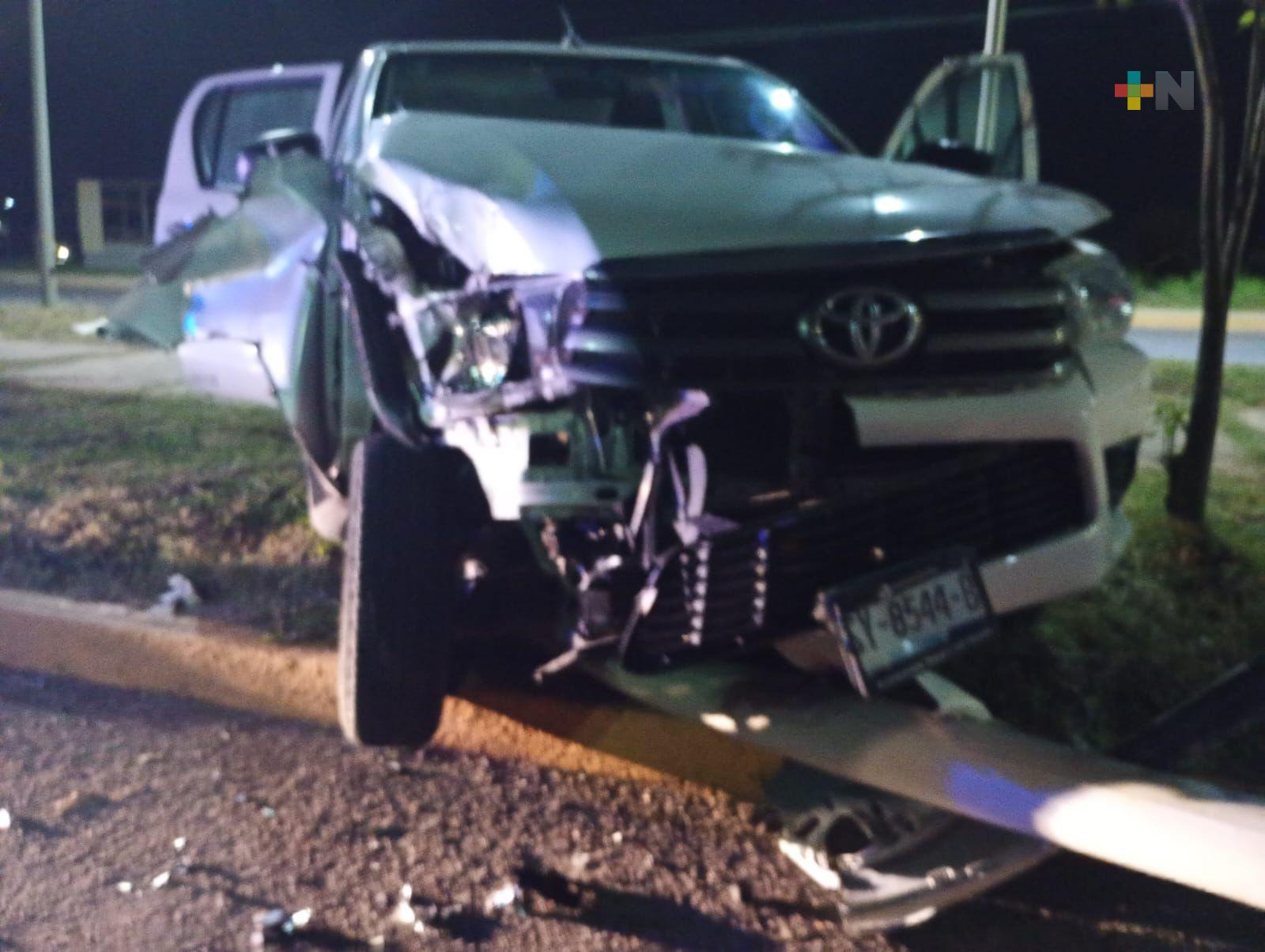 Casi una decena de accidentes se registraron este fin de semana en Coatzacoalcos