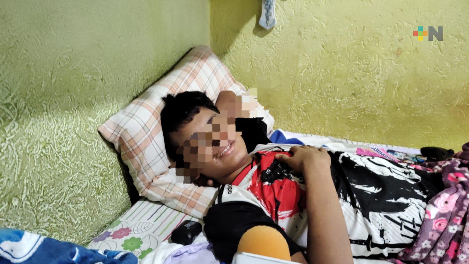 ¡Se encuentra en casa! Sobreviviente de accidente en autopista Veracruz-Cardel