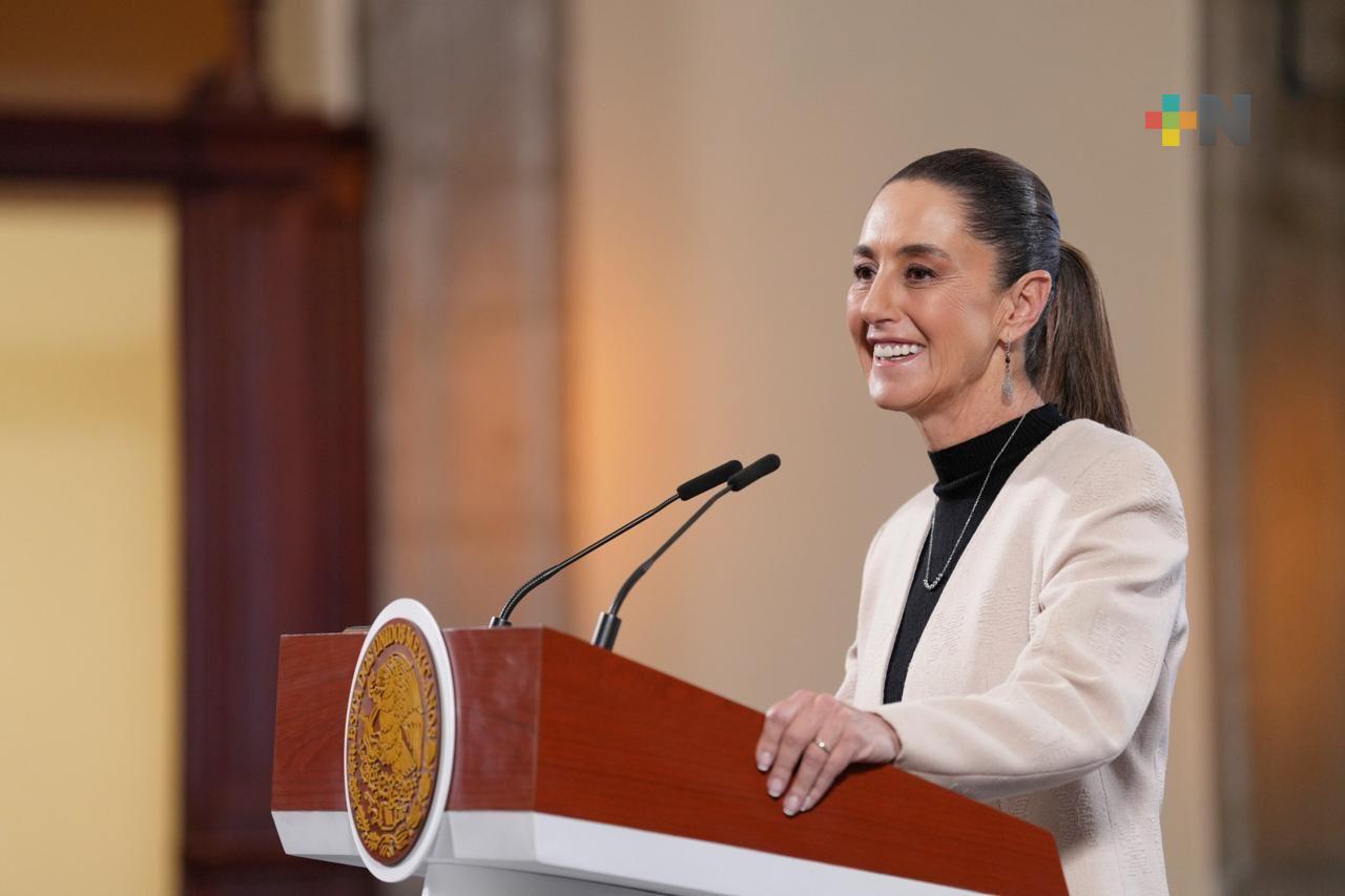 Claudia Sheinbaum supervisará obras en el puerto de Veracruz y entregará becas