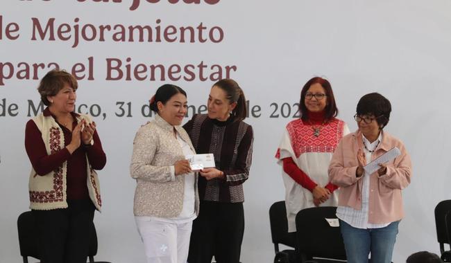 En Edomex, Claudia Sheinbaum arranca programa de mejoramiento de vivienda
