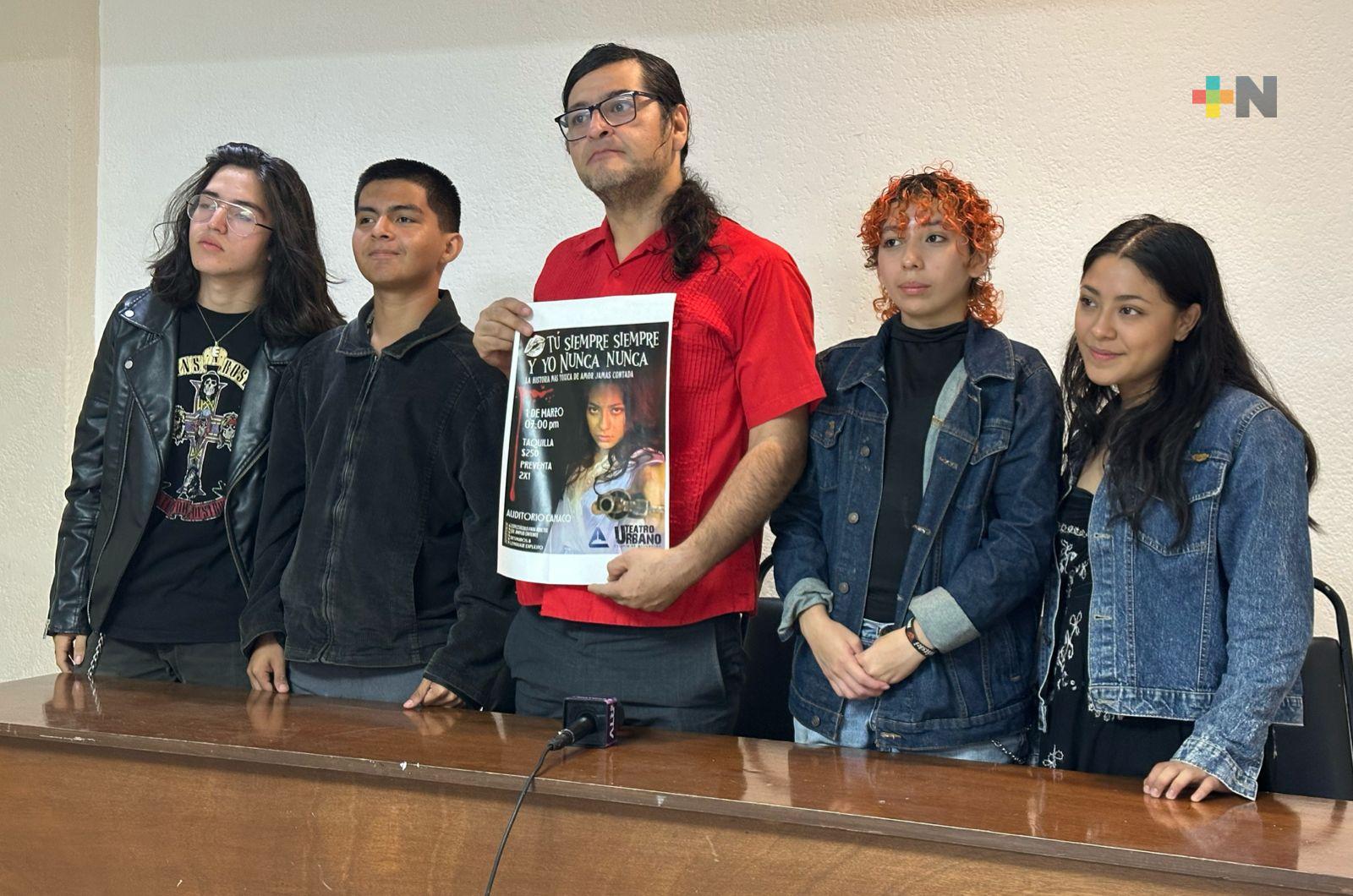 Teatro Urbano busca generar conciencia entre jóvenes sobre consumo de drogas