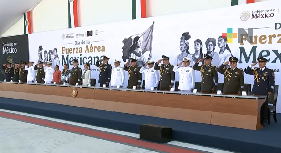 Sheinbaum inaugura Base Militar 20 en Tulum al encabezar 110 aniversario de Fuerza Aérea Mexicana