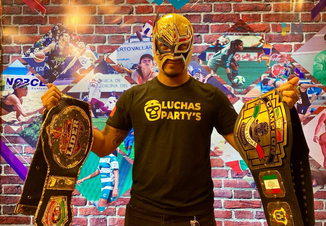 «Nightwing», luchador minatitleco, conquistó el campeonato en Bolivia