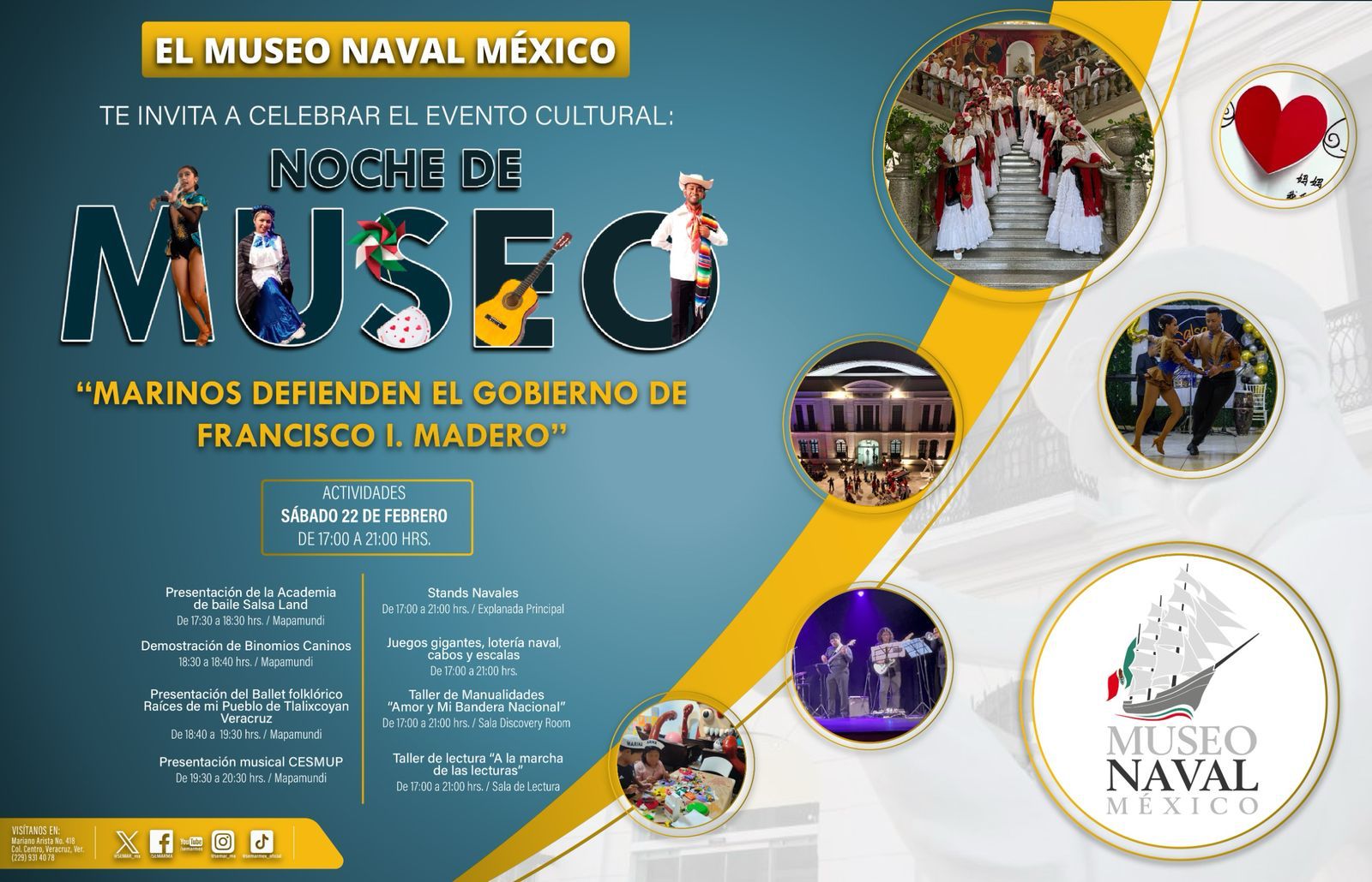 Museo Naval México invita a su programa cultural