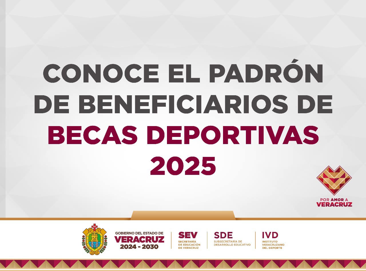 SEV publica lista de beneficiarios de becas deportivas 2025