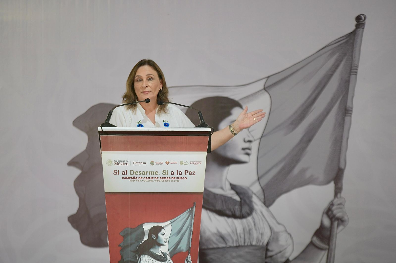 Gobernadora anuncia plan para duplicar la producción de maíz en Veracruz
