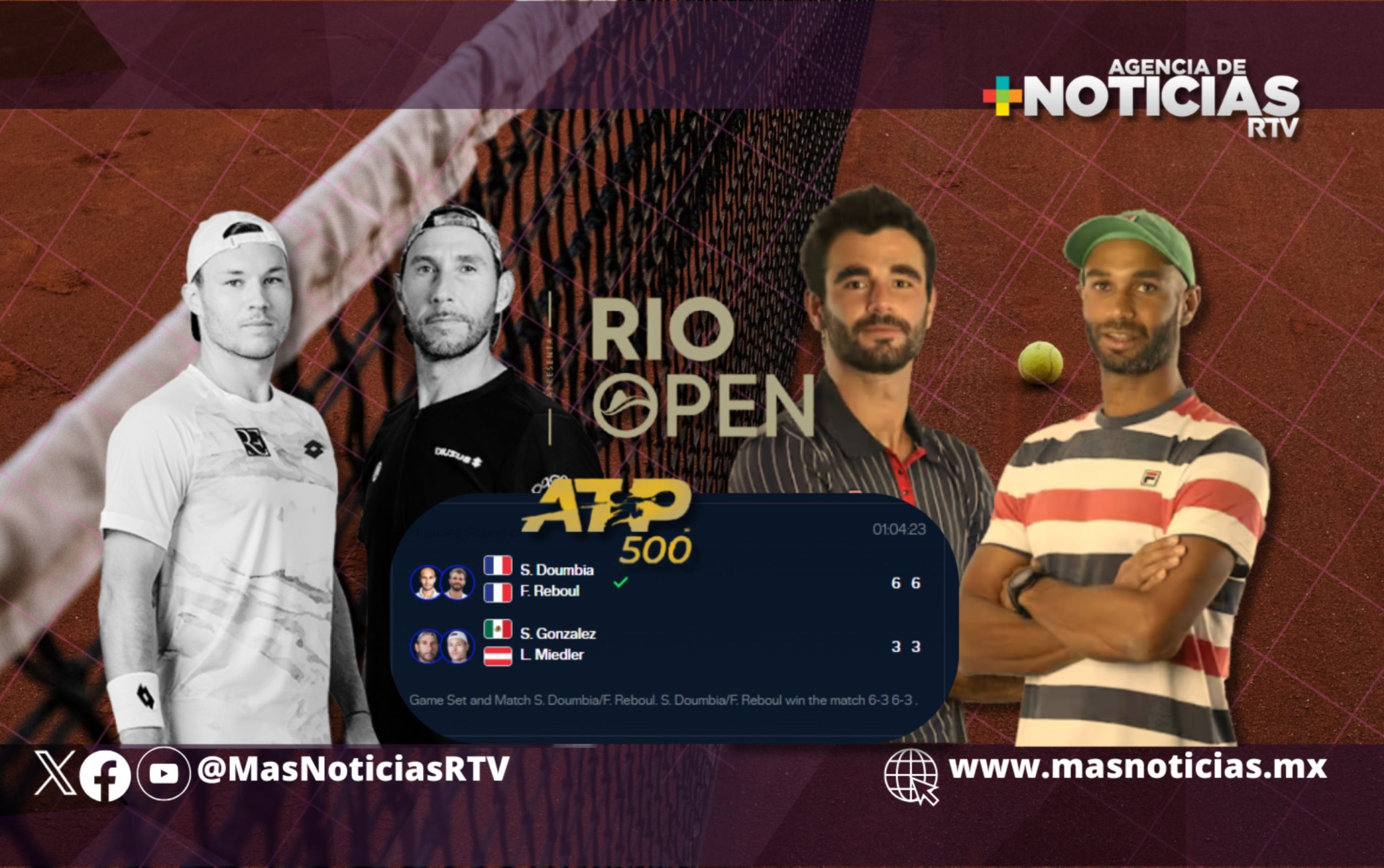 ¡Eliminados en Río de Janeiro!