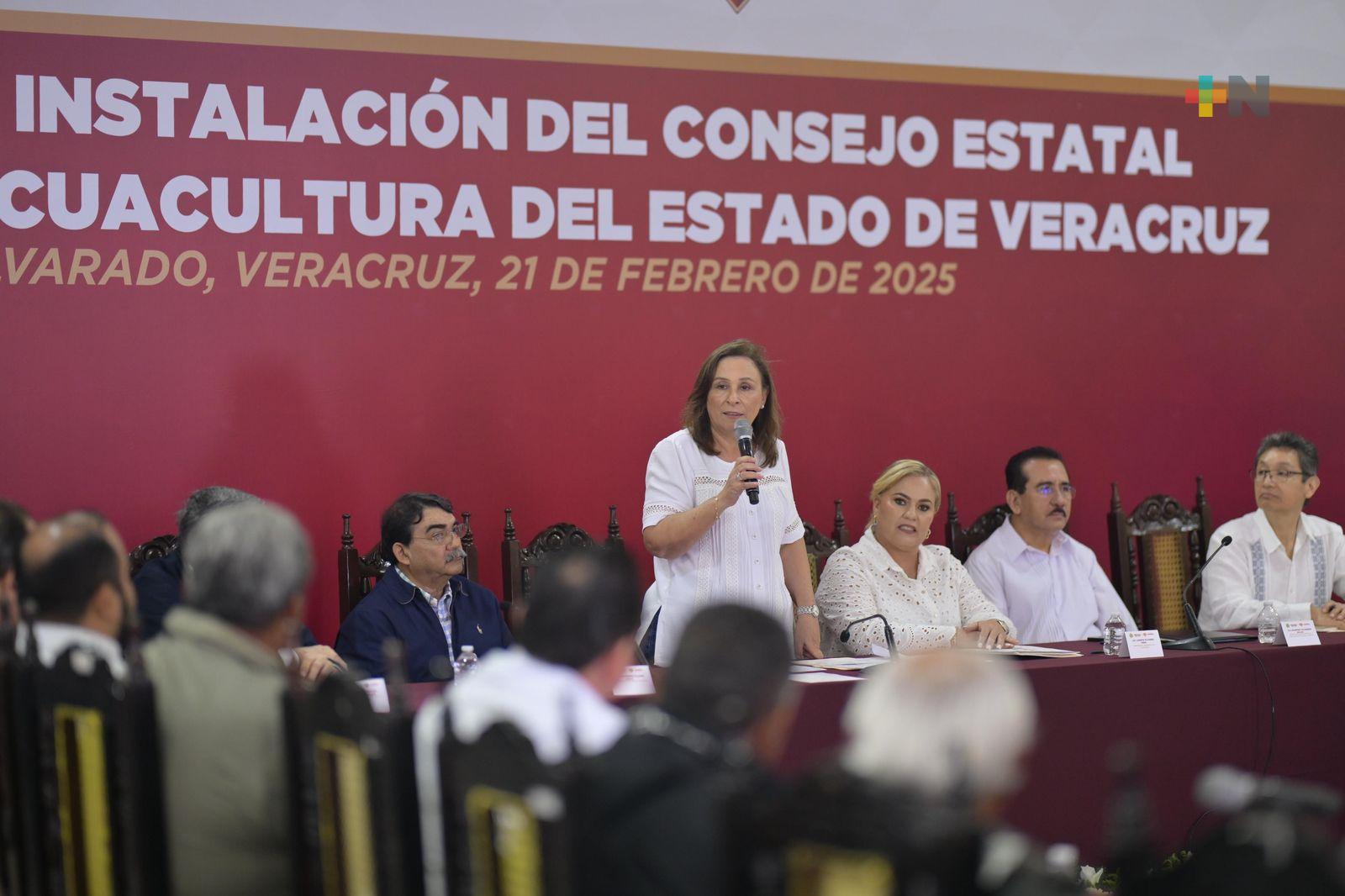 Gestiona Gobernadora instalación de sede de Conapesca en Alvarado