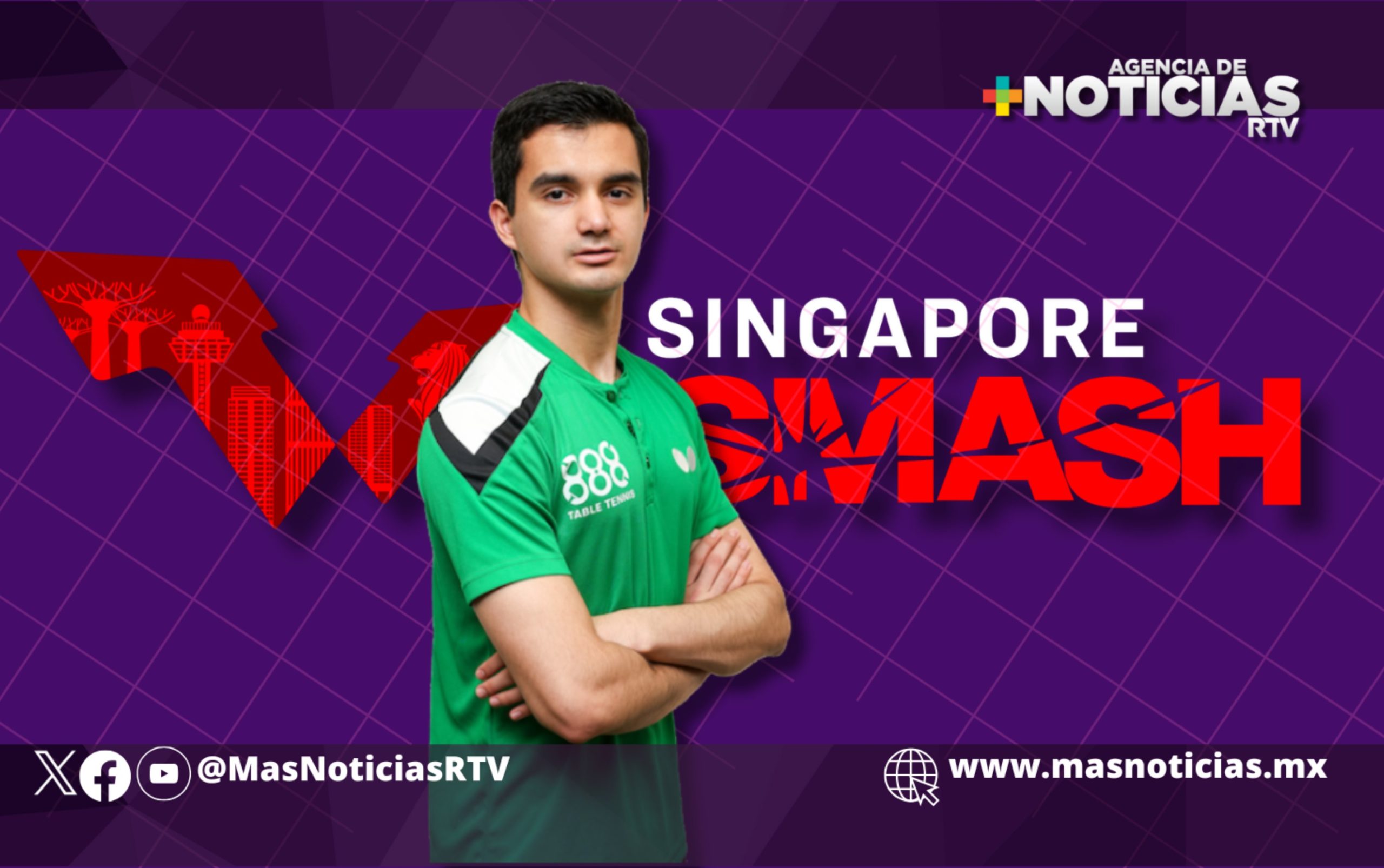 Rogelio Castro abrió el año en Singapur