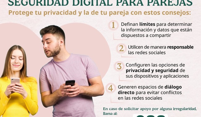 Recomendaciones para proteger privacidad digital en pareja