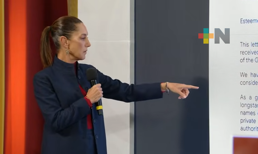 Espera cancillería mexicana respuesta a segunda carta enviada a Google sobre Golfo de México