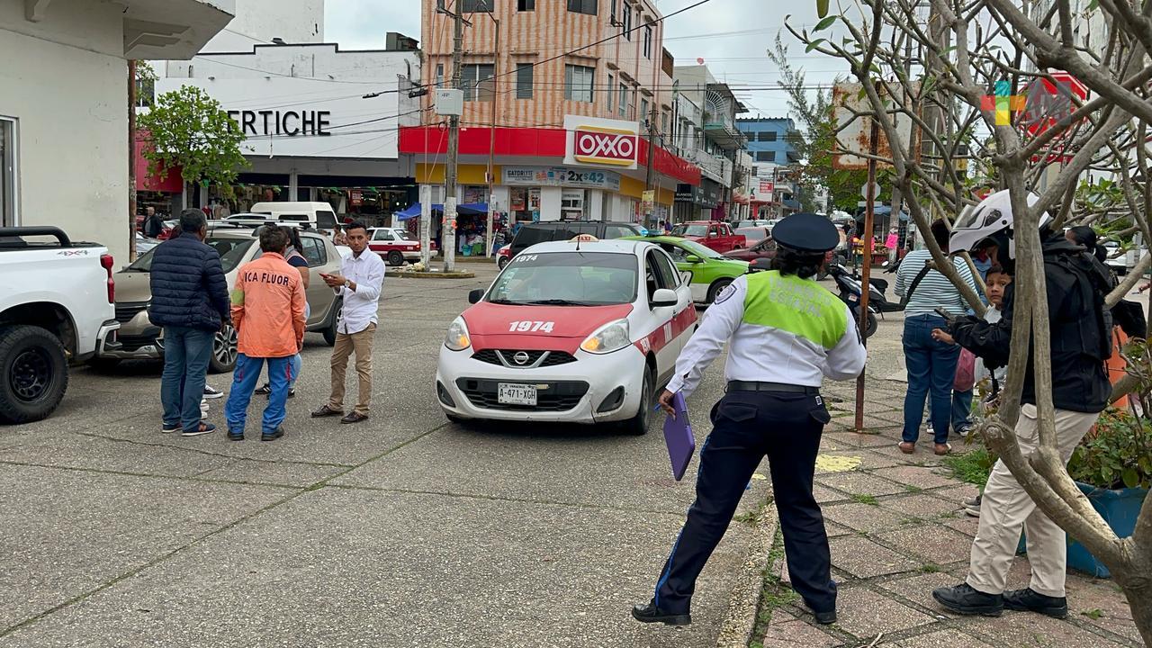 Detienen a taxista que atropelló a madre e hija en Coatzacoalcos