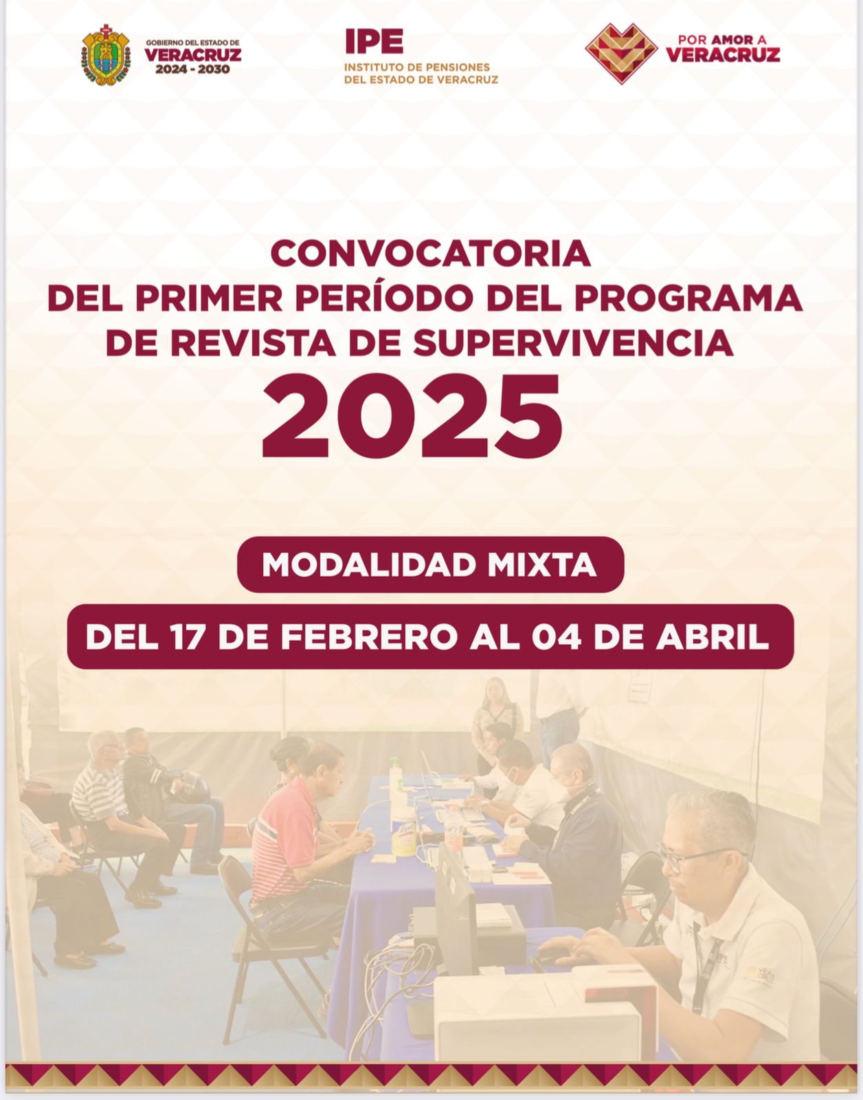 Pensionistas deben realizar la Revista de Supervivencia antes del 4 de abril