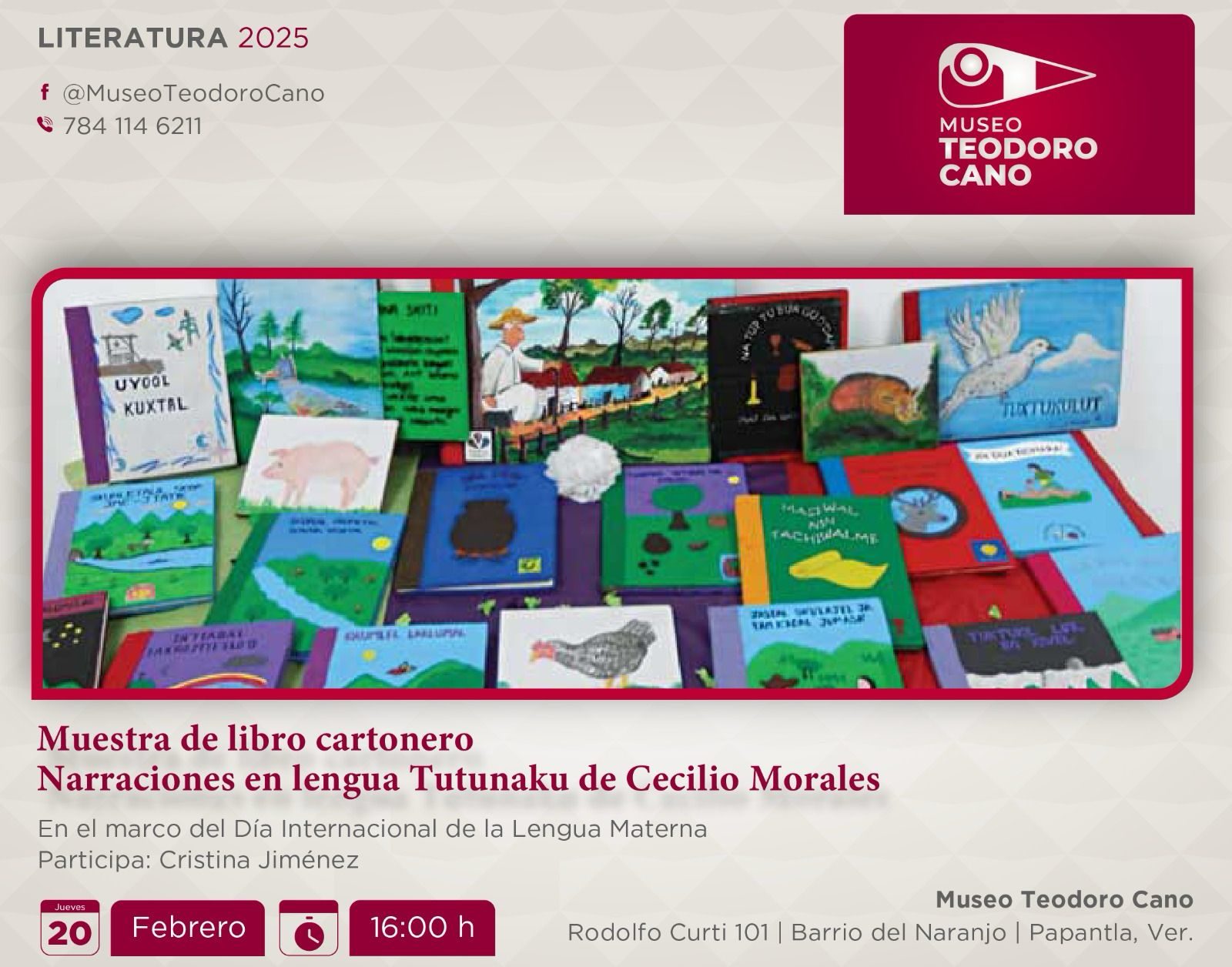 En Papantla, una muestra del libro cartonero nos acerca a la lengua Tutunaku