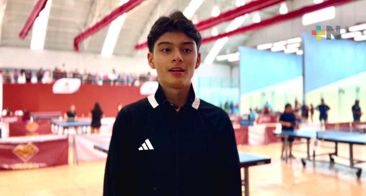 Inició Tenis de Mesa: Ilan Lima, calificado
