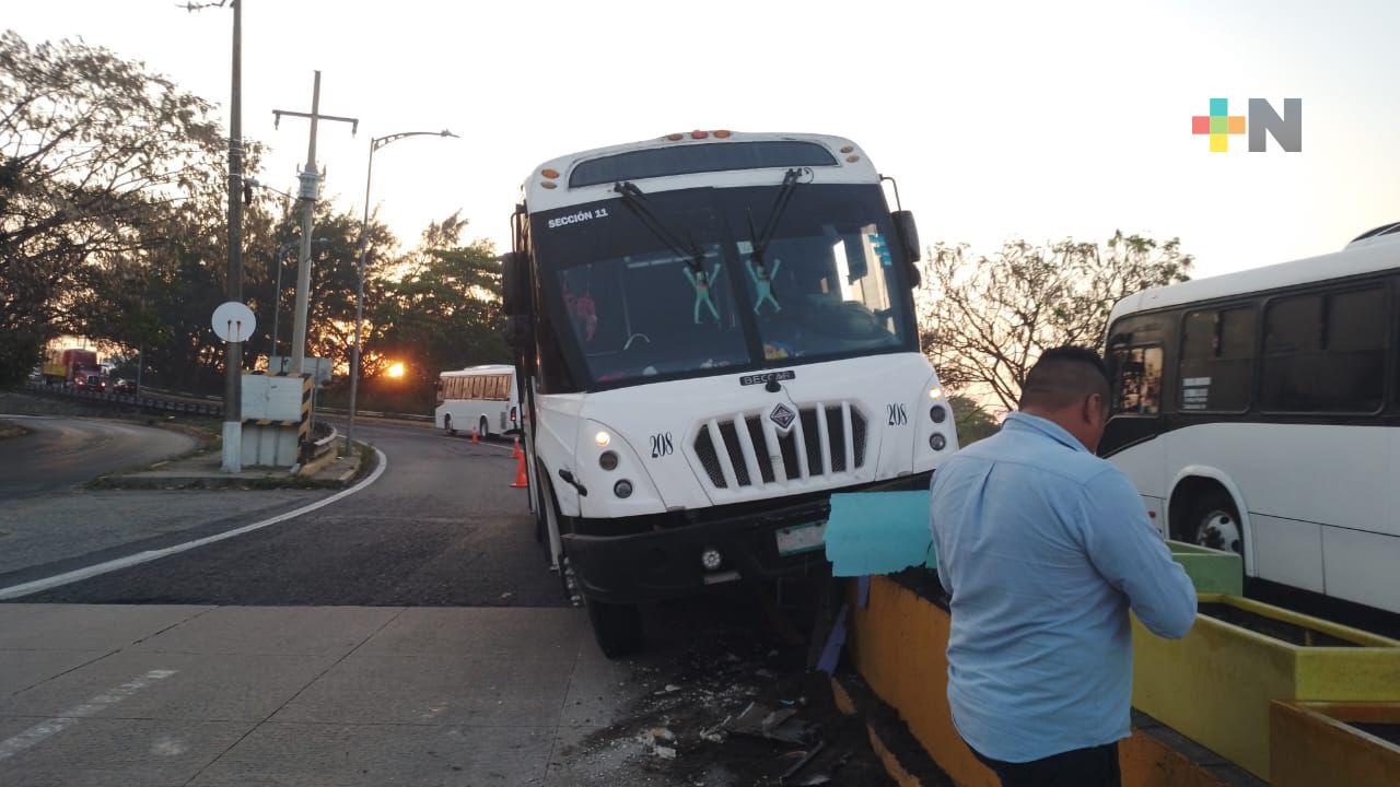 Se registran accidentes viales en diferentes avenidas de Coatzacoalcos