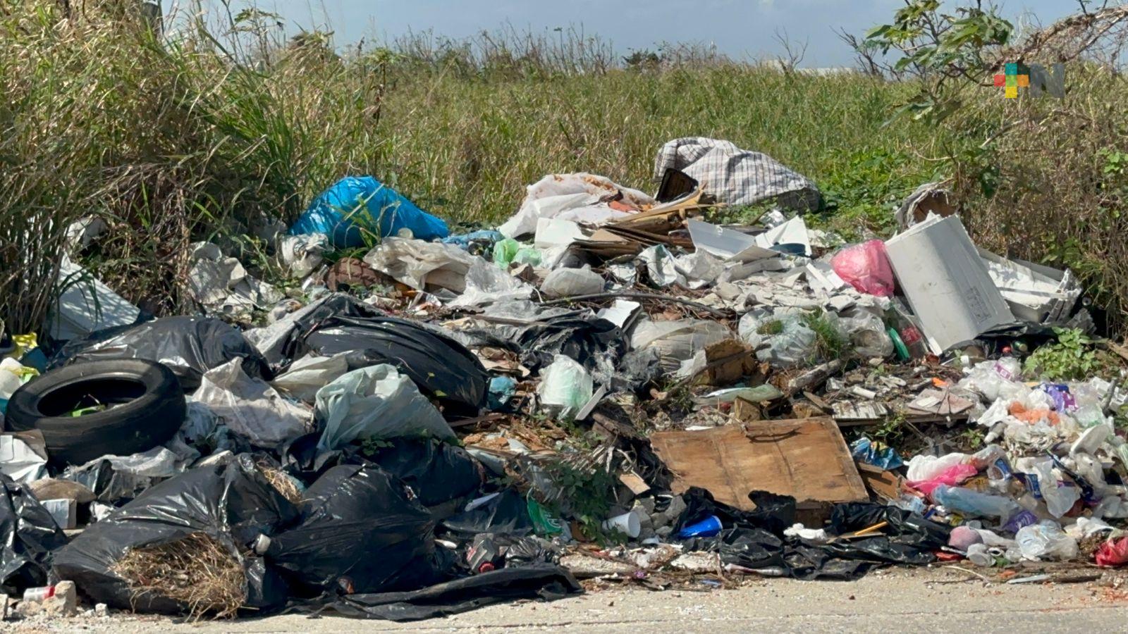 Prevalecen basureros clandestinos en Coatzacoalcos