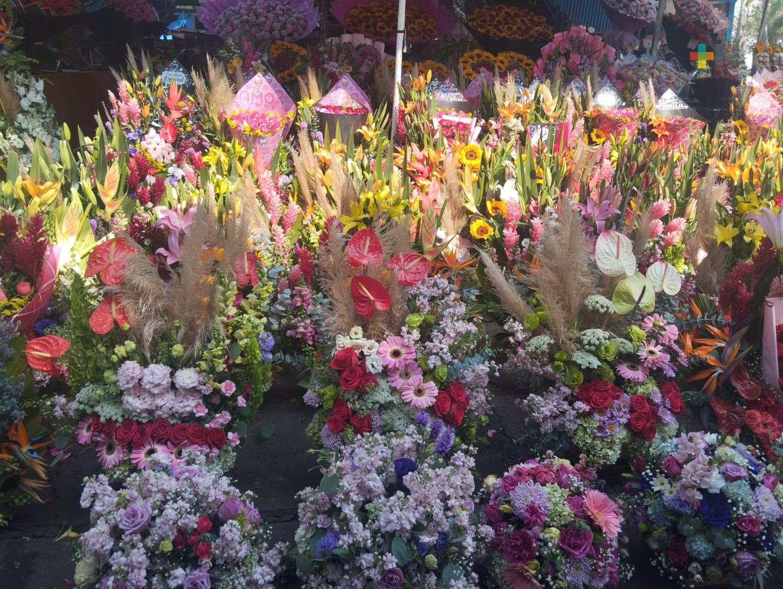 En Veracruz puerto repuntaría venta de flores en un 50 por ciento el 14 de febrero